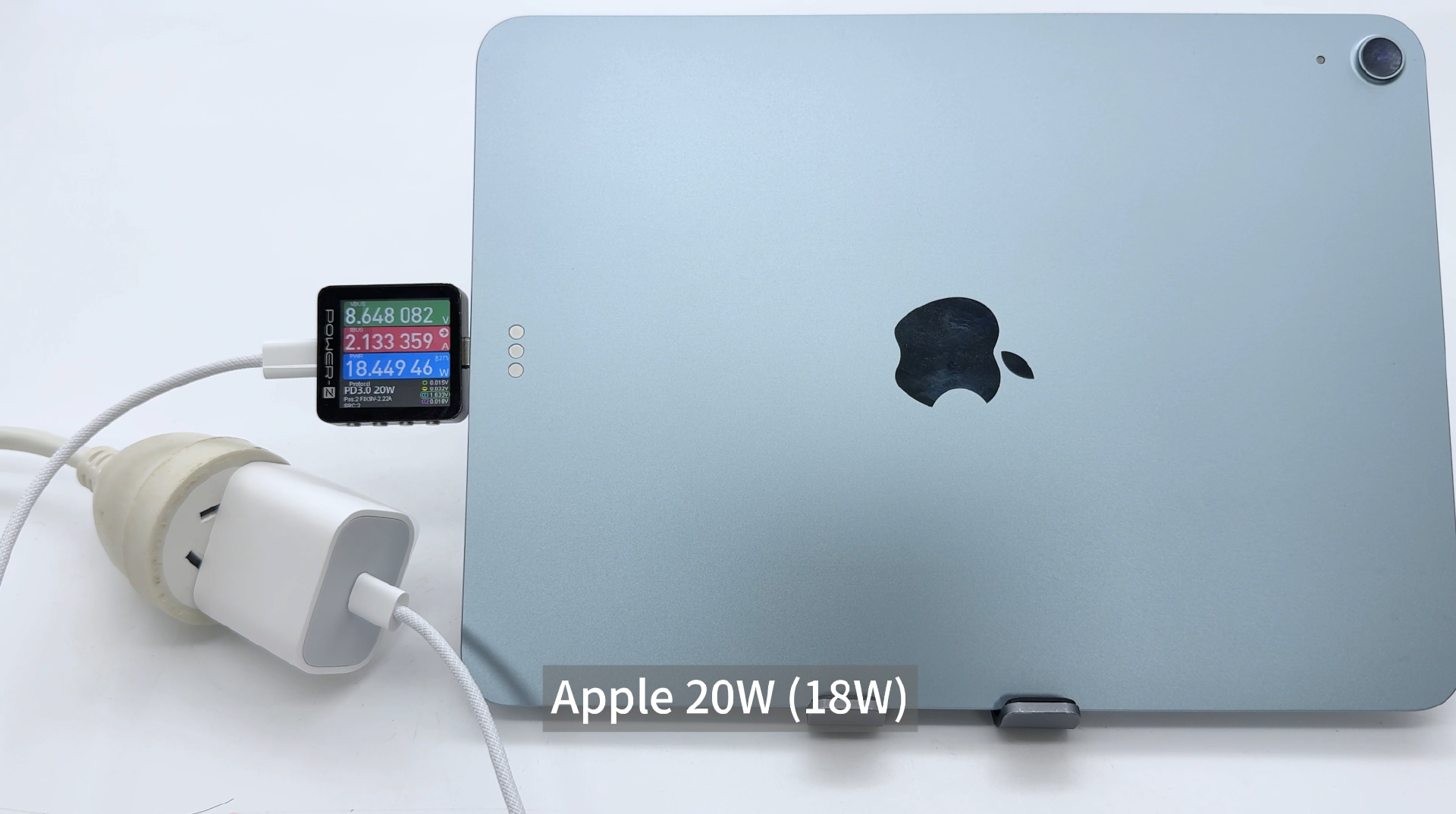 附赠 20W 充电器,支持 45W 快充?iPad Air 11 M3 充电兼容性测试