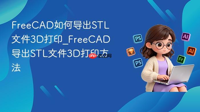 FreeCAD如何导出STL文件3D打印_FreeCAD导出STL文件3D打印方法