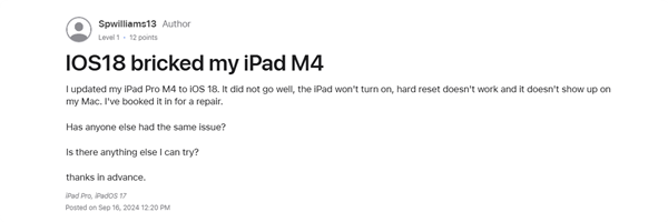 iPad Air M2无法充电怎么办_iPad Air充电接口故障排查方案