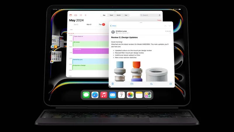iPad Pro M4如何开启台前调度窗口重叠_iPad Pro多窗口自由拖拽